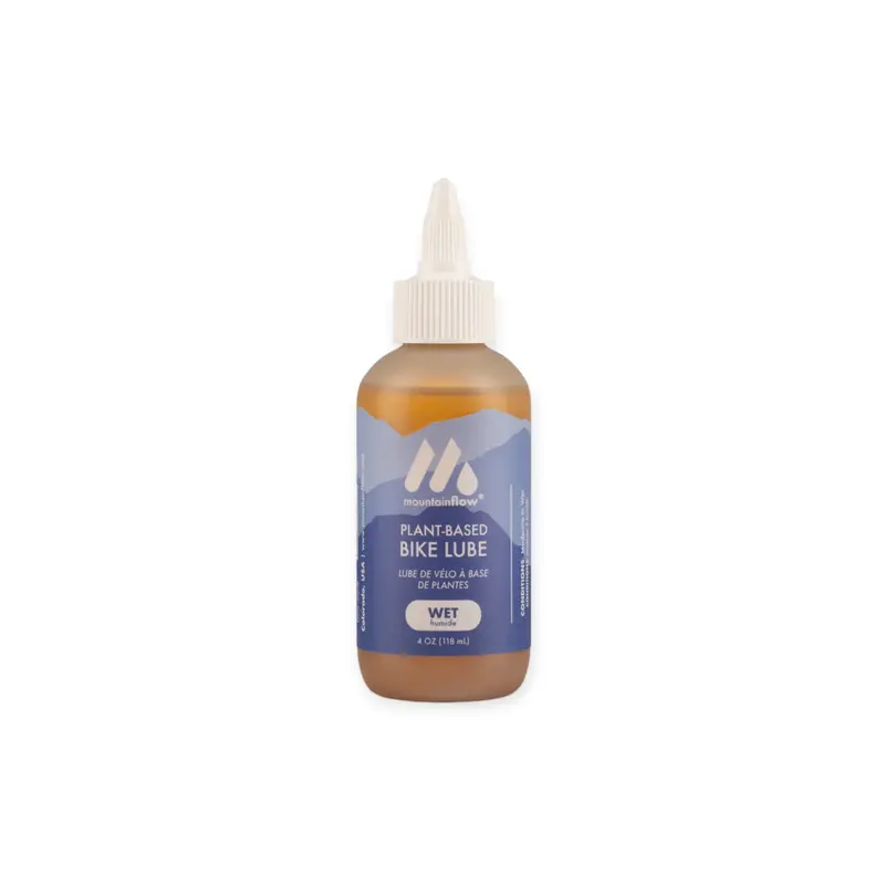 Mountainflow Wet Lube For Bikes – 4 Oz All-Conditions Formula 1