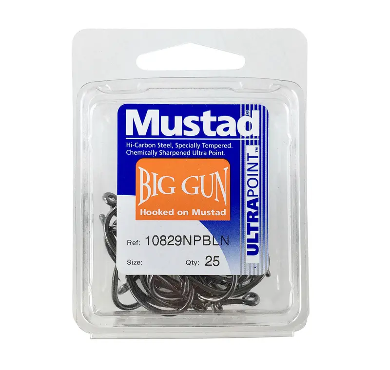 Mustad Big Gun Saltwater Fishing Hooks – Pack Of 25 1