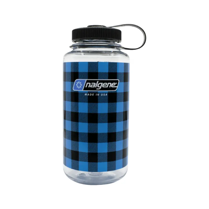 Nalgene Plaid Limited-Edition 32 Oz Wide-Mouth Water Bottle 1