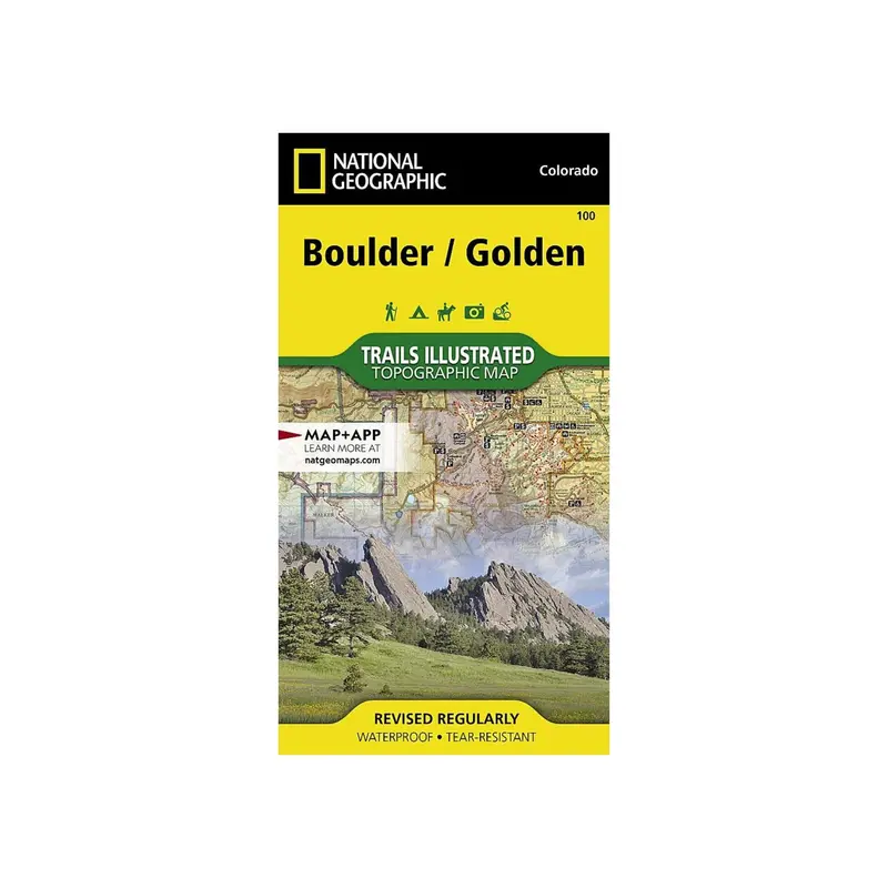 National Geographic Trails Illustrated Map: Boulder & Golden, Co 1