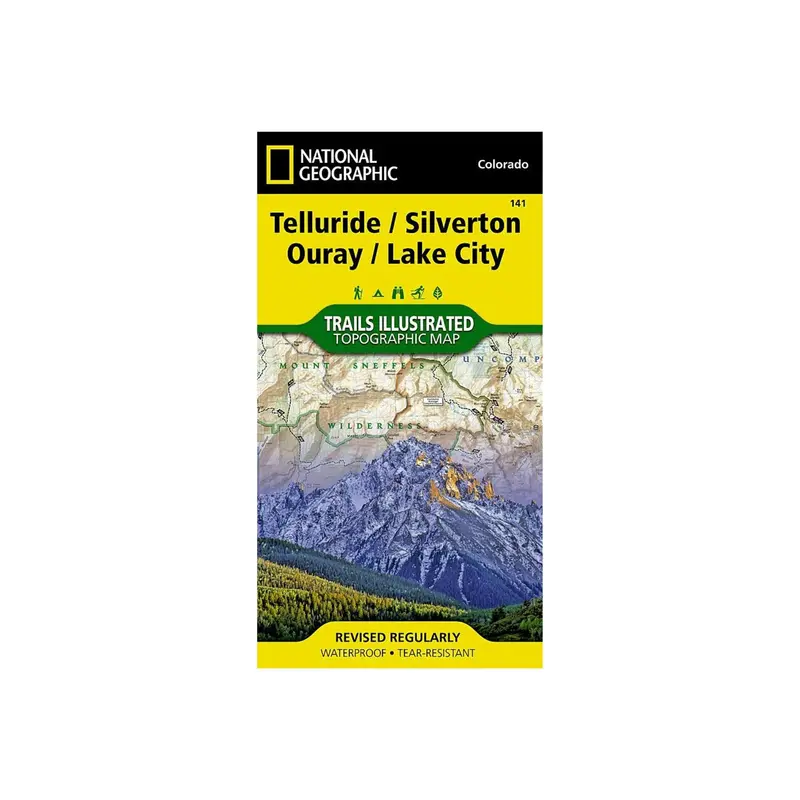 National Geographic Trails Illustrated Map: Telluride, Silverton, Ouray & Lake City 1