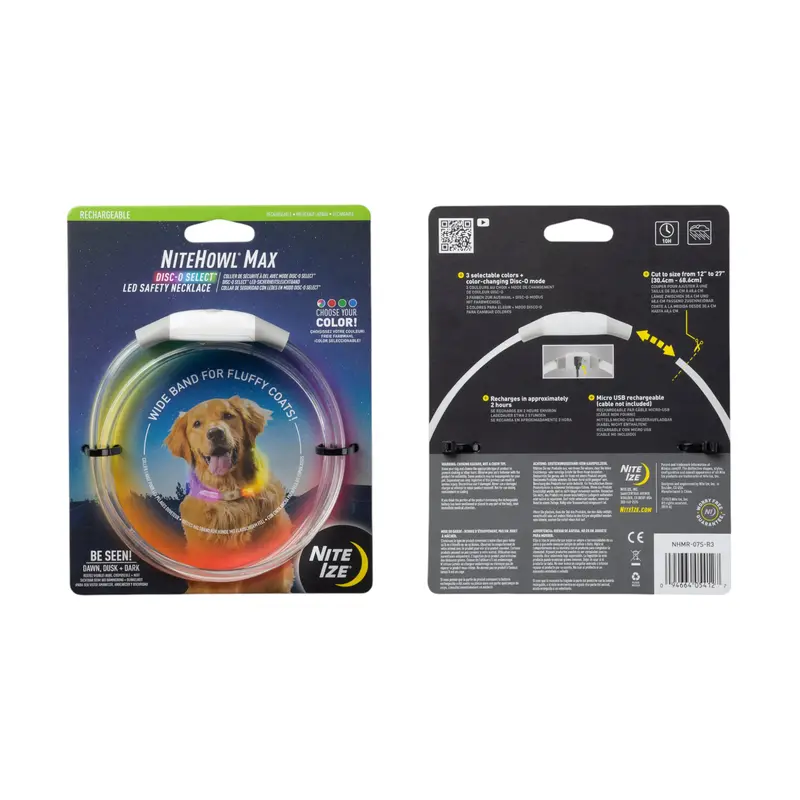 Nite Ize Nitehowl Max Rechargeable Led Safety Necklace For Visibility 1