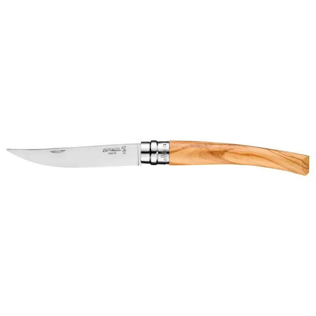 No.10 Effilé Folding Knife With Olive Wood Handle 1