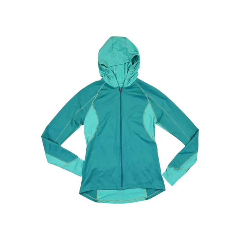 Novara Hooded Cycling Jacket For Women – Teal, Size S (Pre-Owned) 1