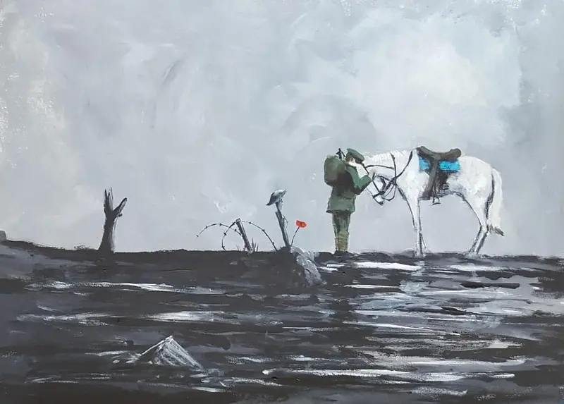 Open-Edition Giclée Print #370: 'Sharing The Loss' 1