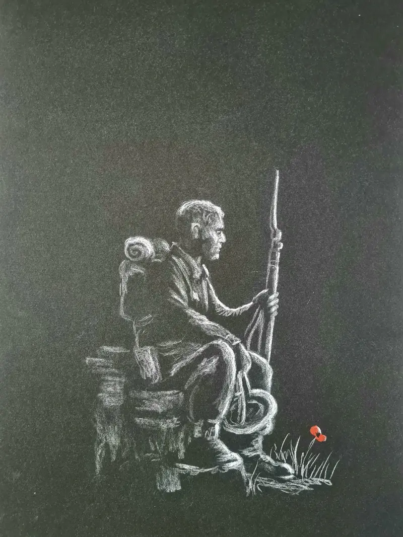 Open Edition Giclée Print #458: 'Stan Hollis Vc' 1