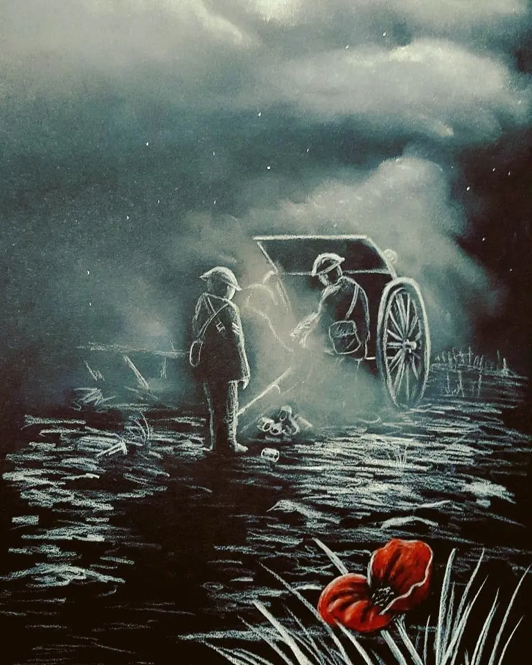 Open Edition Giclée Print: 'Moonlit Barrage' (Artwork #391) 1