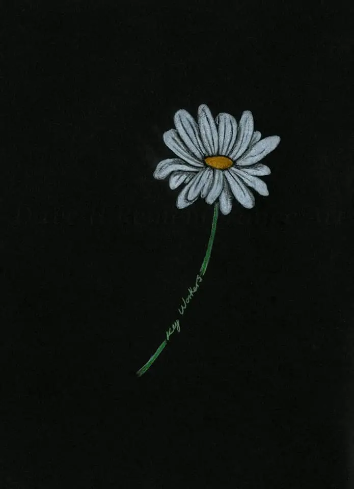 Open Edition Giclée Print: 'The Keyworker Daisy' (Artwork #381) 1