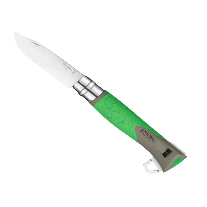 Opinel No. 12 Explore Folding Knife With Integrated Fire Starter 1