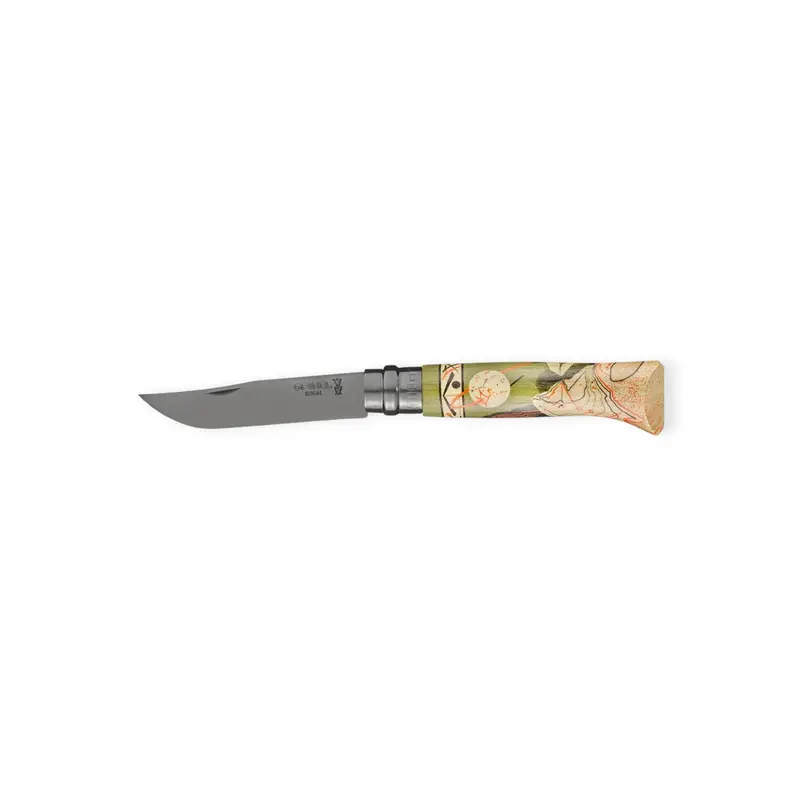 Opinel No. 8 Limited Edition Nature Folding Knife – Eco-Themed Stainless Steel Blade 1