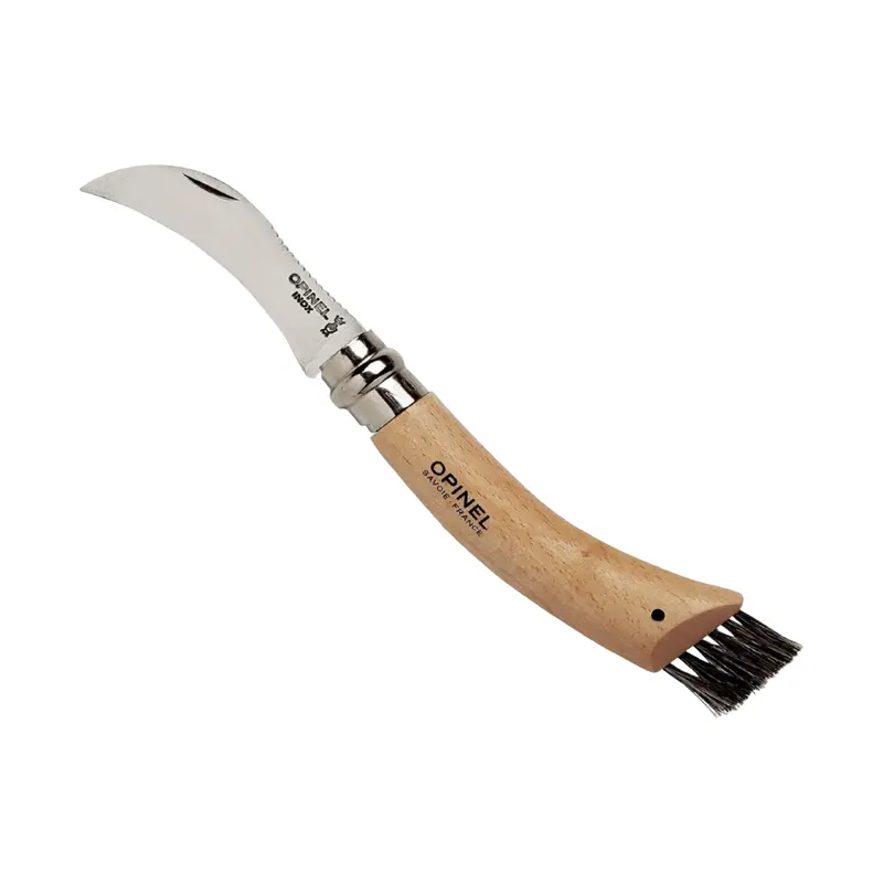 Opinel No. 8 Mushroom Oak Handle Folding Knife With Sheath And Gift Packaging 1