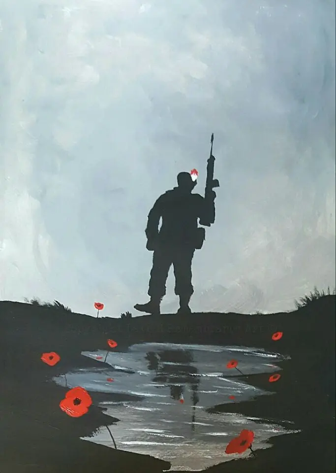 Original Oil Painting: 'Poppies In The Hollow' 1