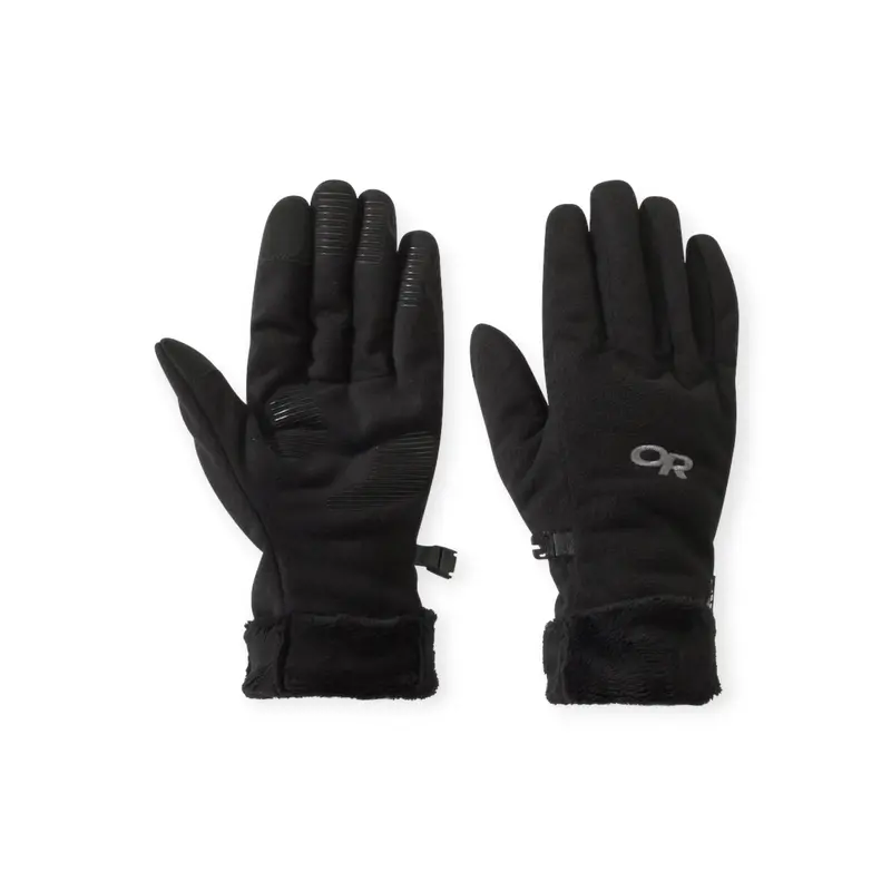 Outdoor Research Women’S Fuzzy Sensor Gloves – Softshell With Conductive Fingertips 1