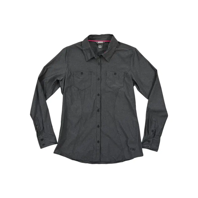 Outdoor Research Women'S Wayward Long-Sleeve Shirt – Gray, M (Pre-Owned) 1
