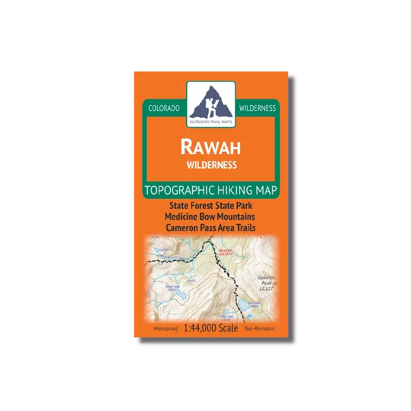 Outdoor Trail Maps: Rawah Wilderness Backcountry Navigation Map 1