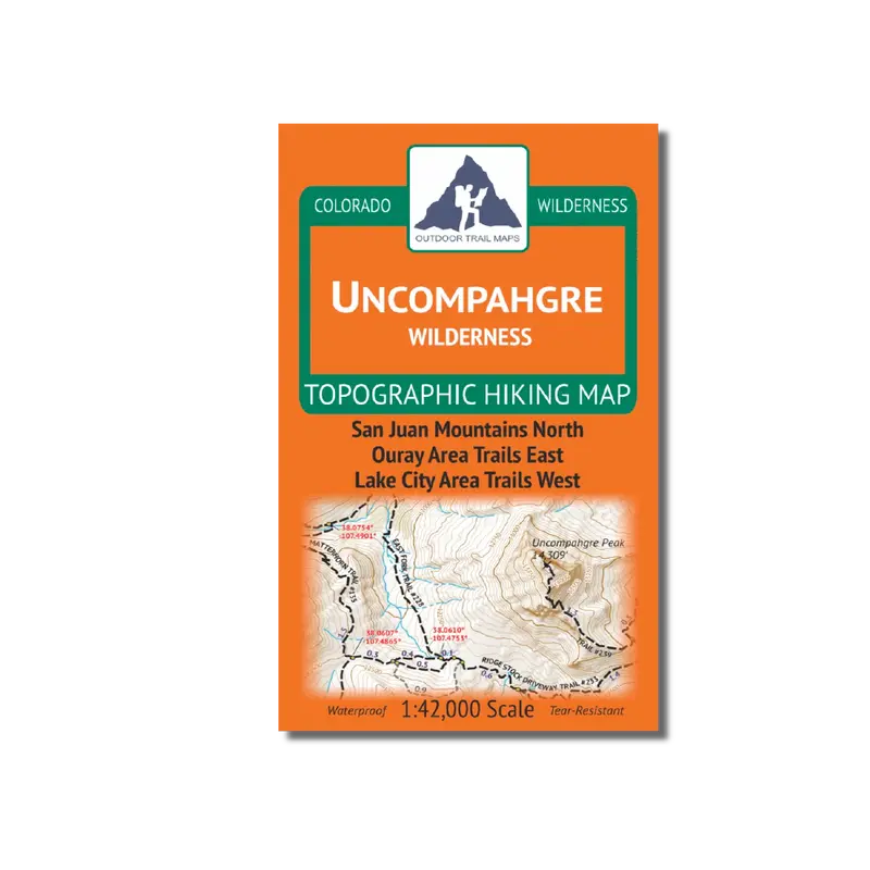 Outdoor Trail Maps: Uncompahgre Wilderness Topographic Guide 1