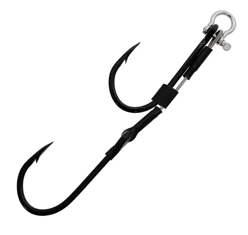 Owner Jobu Twin Hook Shackle Rig – Balanced, Heavy-Duty Rigging System For Big Game 1