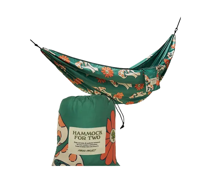 Parks Project Power To The Parks Mushroom-Themed 2-Person Hammock 1