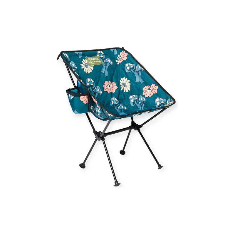Parks Project Shrooms Quilted Packable Camp Chair – Lightweight Outdoor Seat 1