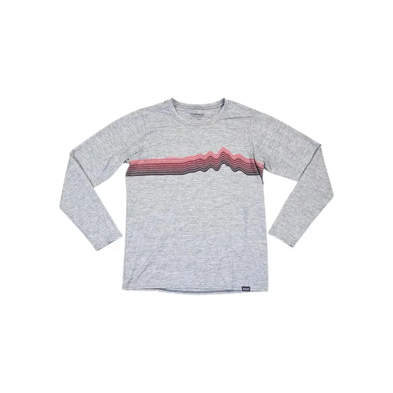 Patagonia Capilene Graphic Long Sleeve Top For Women – Grey, Size S (Pre-Owned) 1