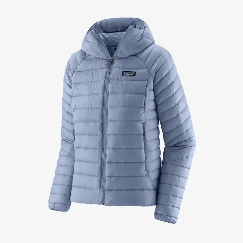 Patagonia Down Sweater Hoody With Recycled Down For Women – Barnacle Blue 1