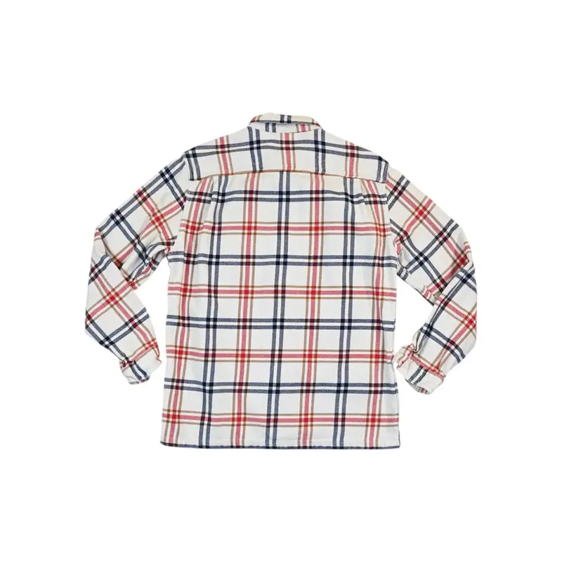 Patagonia Fjord Flannel Shirt For Men – White & Navy, Size M (Pre-Owned) 2
