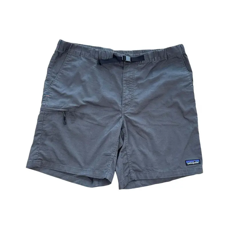 Patagonia Organic Cotton Belted Shorts – Grey Xl Sustainable Casual Wear (Used) 1