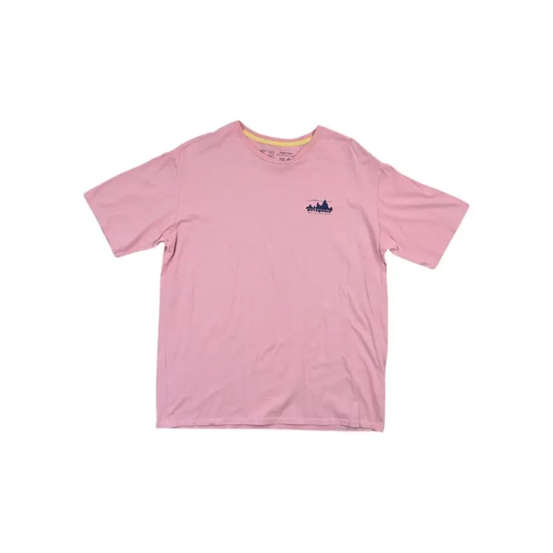 Patagonia Organic Cotton T-Shirt For Men – Pink, Size L (Used) 1