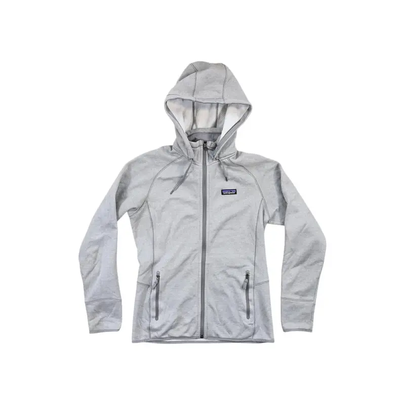 Patagonia Tech Fleece Hoody For Women – Grey, Size M (Used) 1
