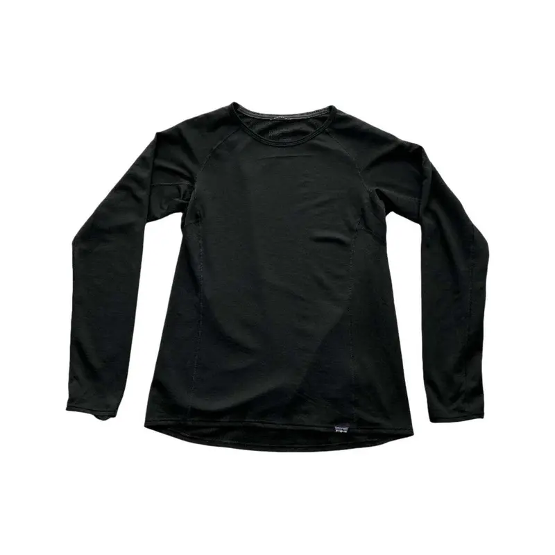 Patagonia Women'S Midweight Capilene Long-Sleeve Base Layer – Black, Size Small (Pre-Owned) 1
