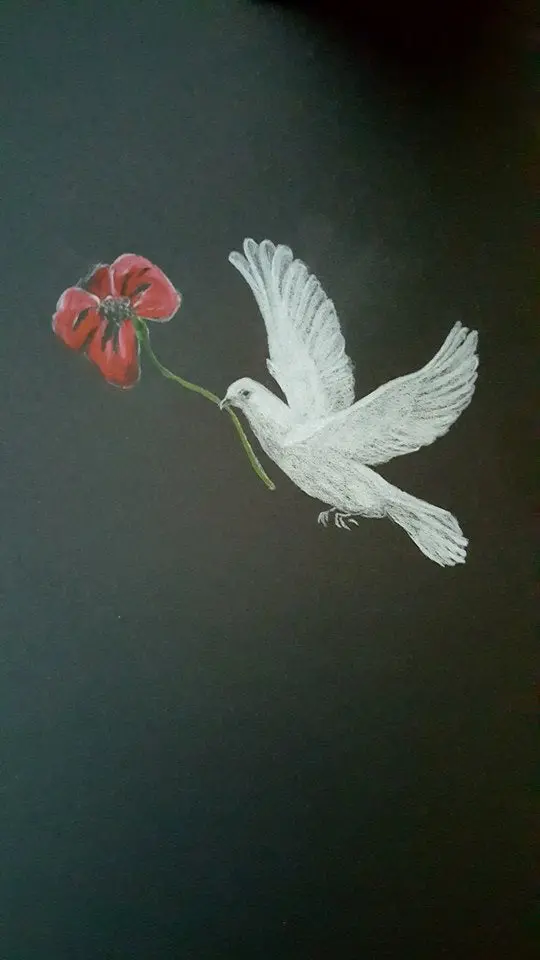 Peace Poppy Giclée Print – Open Edition Fine Art 1