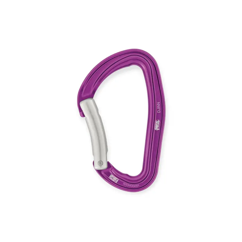 Petzl Djinn Bent-Gate Carabiner – Optimized For Rope Threading And Clip-In Speed 1