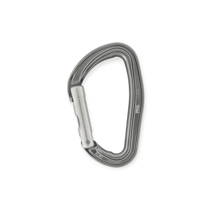 Petzl Djinn Straight-Gate Carabiner – Hot-Forged Aluminum With Keylock Nose 1