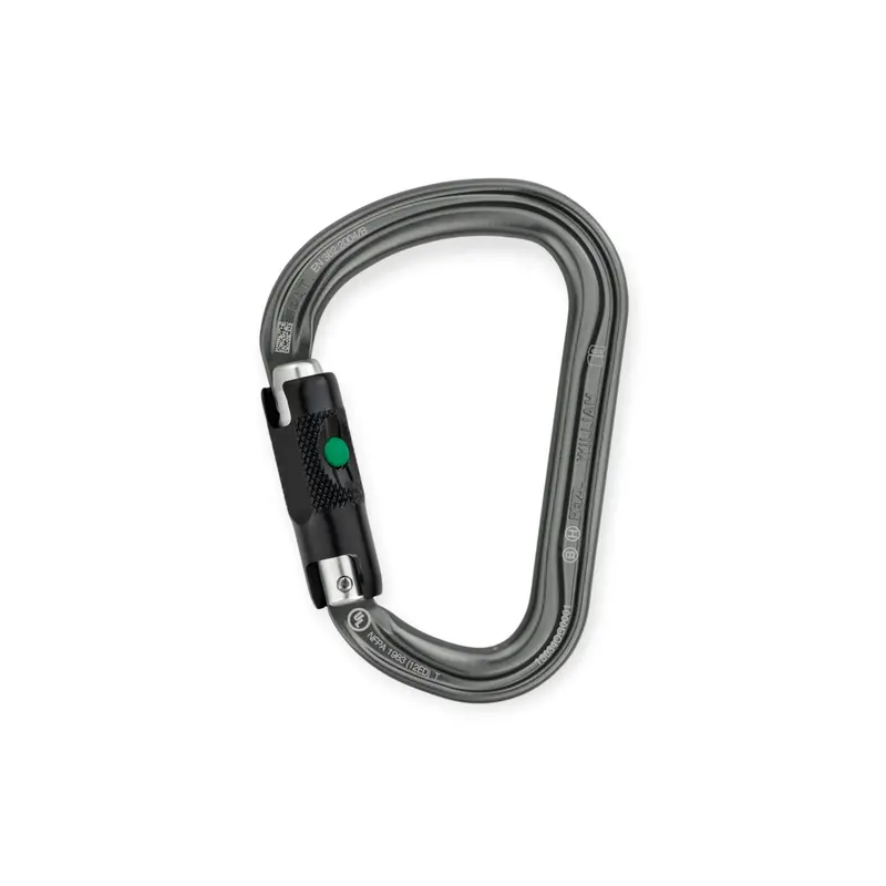 Petzl William Ball-Lock Carabiner – Auto-Locking Oval Shape 1