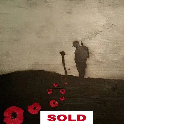 Poignant Memorial Painting: 'Spirit Of Flanders Field' 1