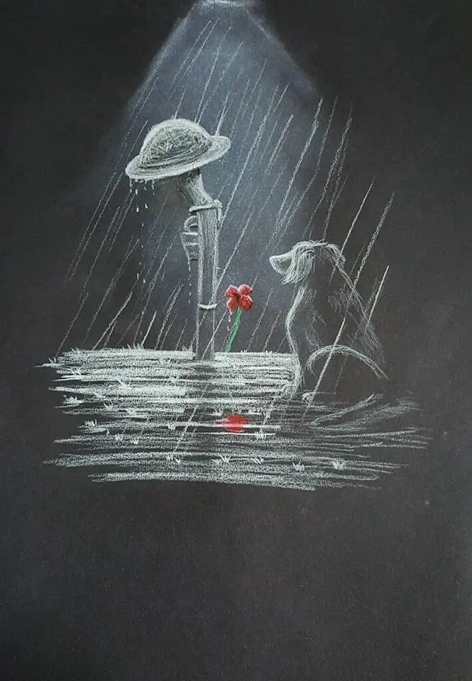 Polychromo Art Print 'Please Come Back In The Dark' – White On Black Series 1