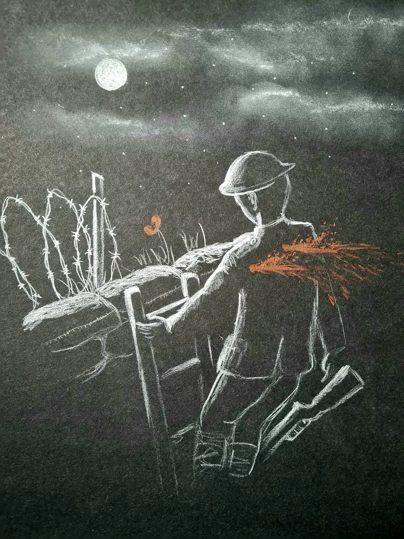Polychromo Original Artwork 'When Luck Runs Out' (U554) 1