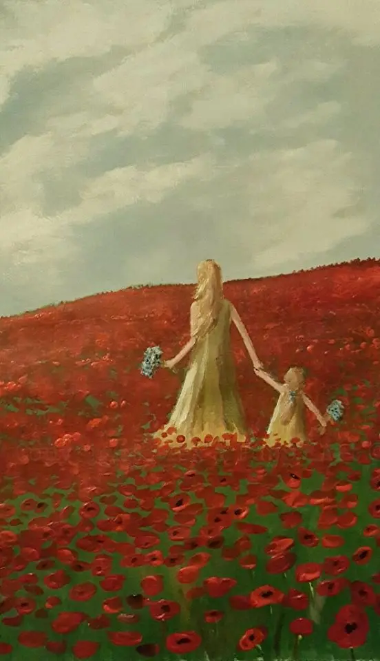 'Poppies And Corn Flowers' – Open Edition Giclée Print #235 1