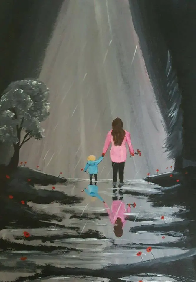 Poppy-Picking Memory Limited Edition Print – 'Picking Poppies With Mammy' 1