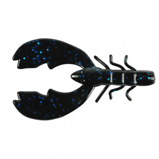 Powerbait Chigger Craw Soft Plastic Bait | 3" Blue Flake | Model Pbbchc3-Bbf 1