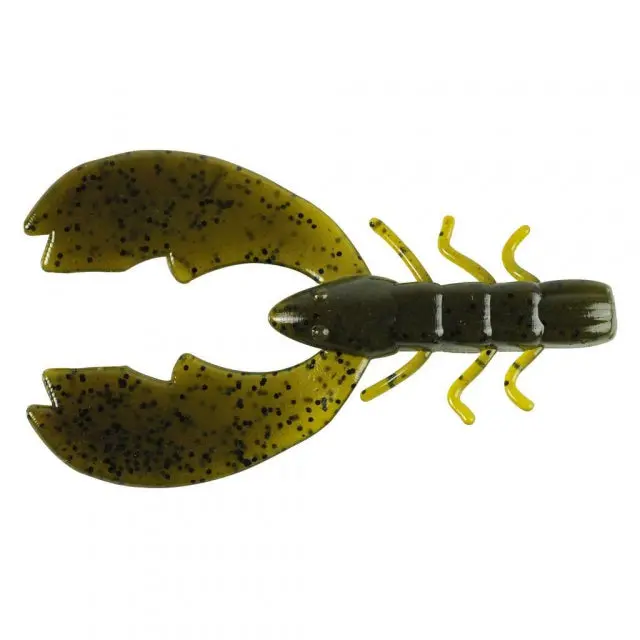 Powerbait Chigger Craw Soft Plastic Bait | 3" Green Pumpkin | Model Pbbchc3-Gp 1