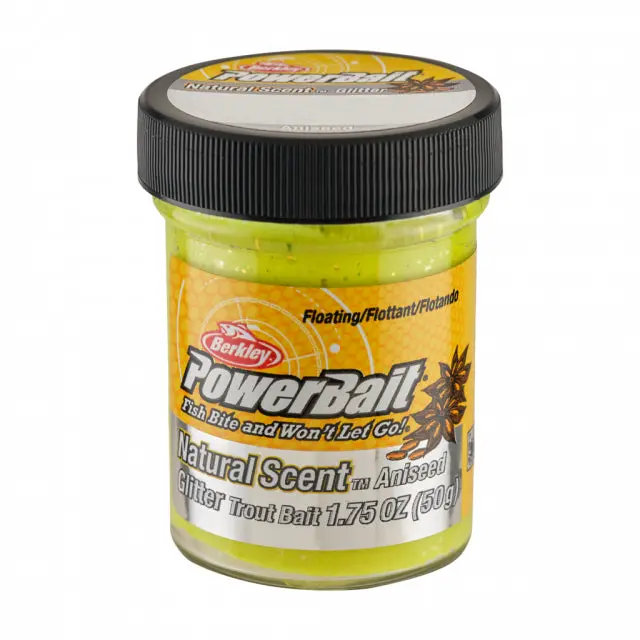 Powerbait Natural Glitter Trout Bait – Aniseed Scented 1