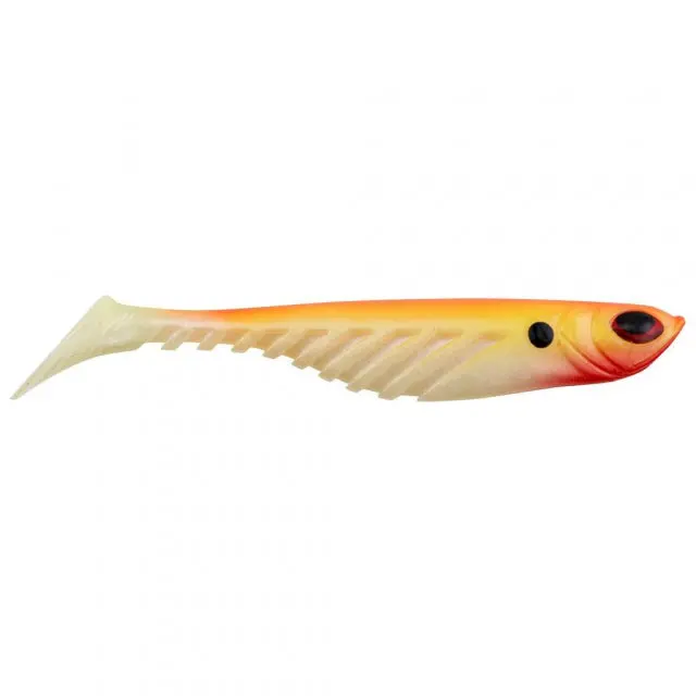 Powerbait Ripple Shad – 3.5-Inch (9-Centimeter) Swimbait, Orange Glow Option, Model Pbbrs3.5-Orgp 1