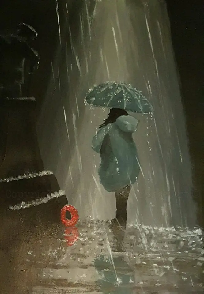 'Raining In My Heart' – Open Edition Giclée Print #158 1