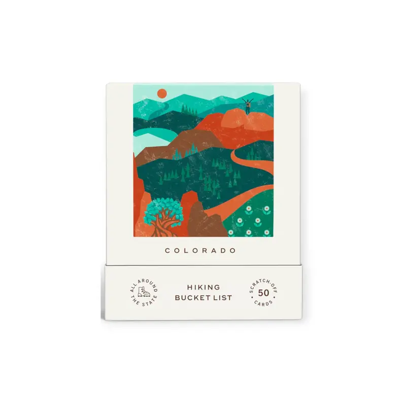 Reach International Outfitters Colorado Hiking Bucket List Card Set 1