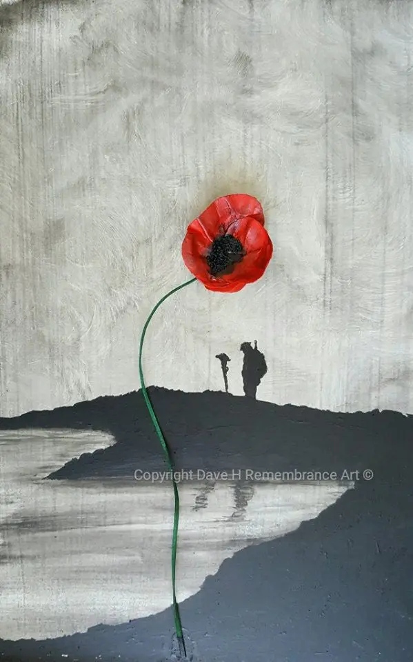 'Reflections Of Remembrance' – Original 3D Mixed-Media Painting 1