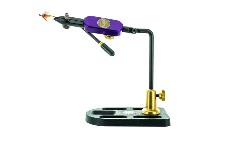 Regal Medallion Fly-Tying Vise – Ultra Violet Finish 1