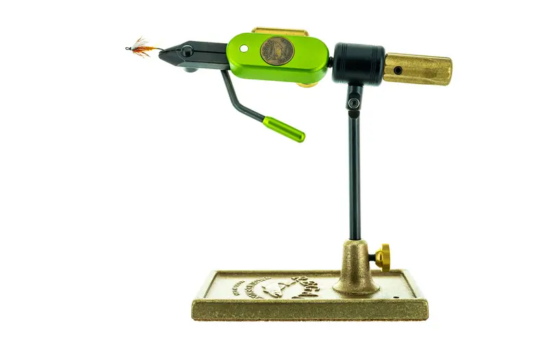 Regal Revolution Fly-Tying Vise – Cool Lime Finish 1