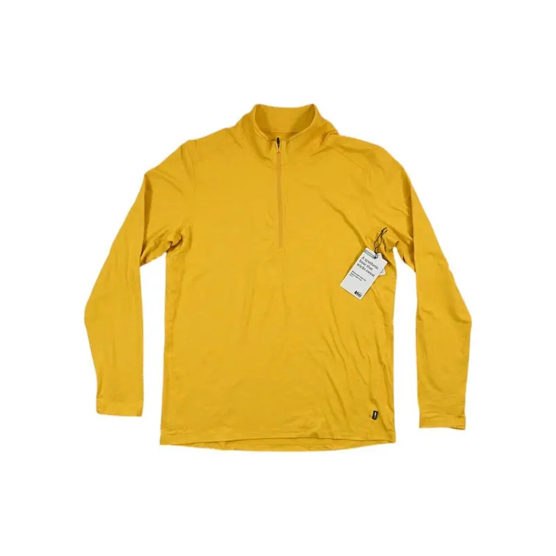 Rei Co-Op Midweight Baselayer Shirt For Men – Yellow, Size L (Pre-Owned) 1