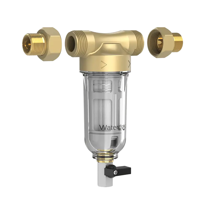 Reusable 50-Micron Whole-House Spin-Down Sediment Water Filter 1